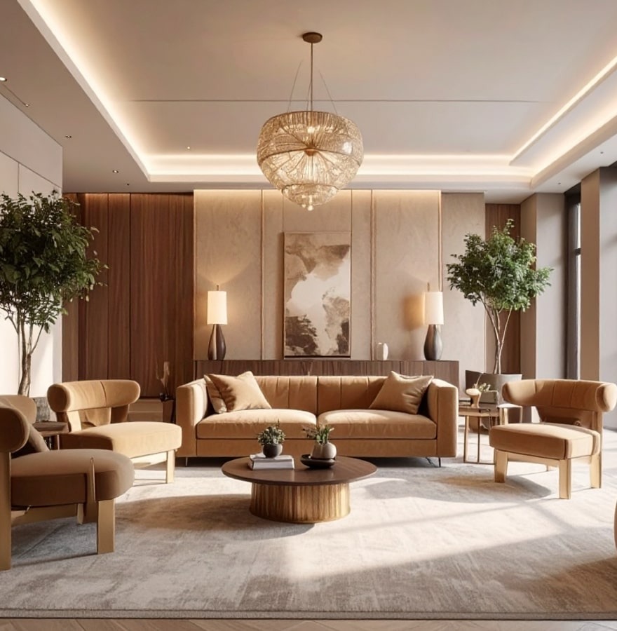 Spacious Living Room